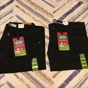2 New Levi’s Black Jeans 18 Husky
